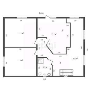 Дом 140м&sup2;, 2-этажный, участок 10 сот.  