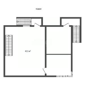 Таунхаус 232м&sup2;, 3-этажный, участок 1 сот.  
