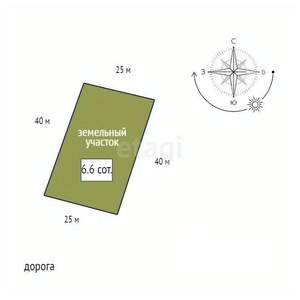 Дом 49м², 2-этажный, участок 7 сот.  