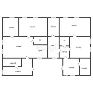 Дом 200м&sup2;, 1-этажный, участок 8 сот.  