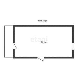 Дом 69м&sup2;, 2-этажный, участок 6 сот.  