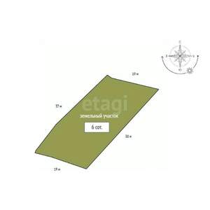 Дом 69м², 2-этажный, участок 6 сот.  