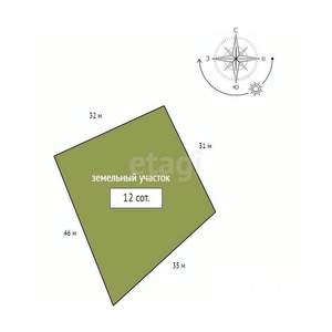 Дом 40м², 1-этажный, участок 12 сот.  
