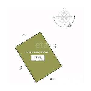 Дом 163м&sup2;, 1-этажный, участок 12 сот.  