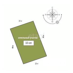 Дом 40м&sup2;, 1-этажный, участок 10 сот.  