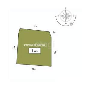 Дом 100м&sup2;, 2-этажный, участок 0 сот.  
