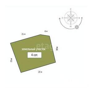 Дом 186м&sup2;, 2-этажный, участок 4 сот.  