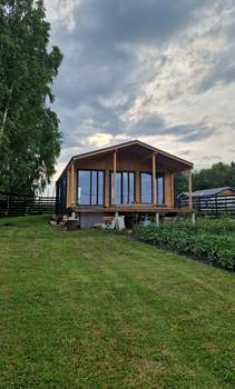 Дом 100м&sup2;, 1-этажный, участок 10 сот.  