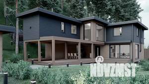 Дом 227м&sup2;, 2-этажный, участок 7 сот.  