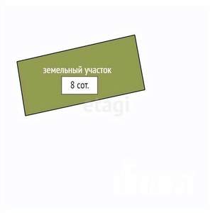 Дом 70м², 1-этажный, участок 8 сот.  