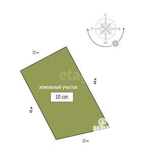 Дом 98м&sup2;, 2-этажный, участок 10 сот.  