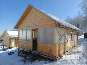 Дом 54м², 1-этажный, участок 9 сот.  