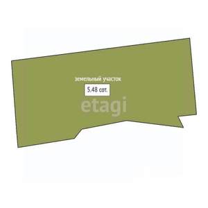 Дом 80м&sup2;, 1-этажный, участок 5 сот.  