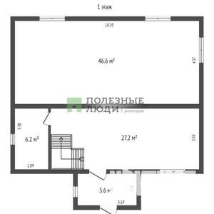 Дом 170м&sup2;, 2-этажный, участок 10 сот.  