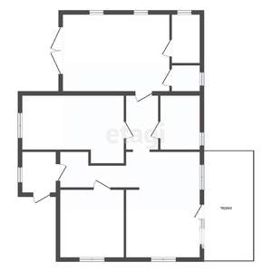 Дом 100м&sup2;, 1-этажный, участок 8 сот.  