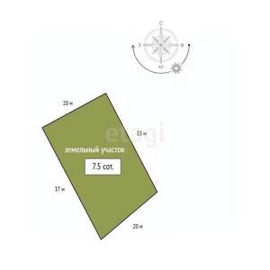 Дом 101м&sup2;, 1-этажный, участок 8 сот.  