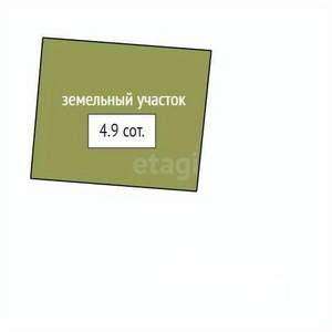 Дом 65м&sup2;, 2-этажный, участок 5 сот.  