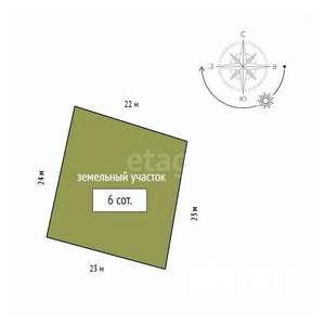 Дом 70м², 2-этажный, участок 6 сот.  