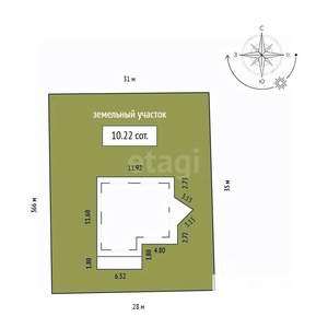 Дом 305м&sup2;, 2-этажный, участок 10 сот.  