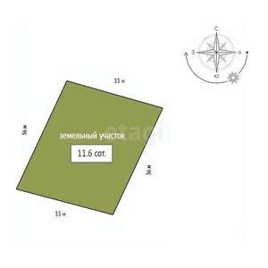 Дом 155м&sup2;, 1-этажный, участок 12 сот.  