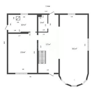 Дом 450м², 3-этажный, участок 1827 сот.  