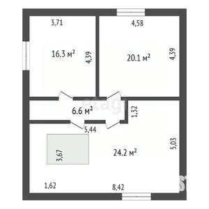 Дом 208м², 2-этажный, участок 12 сот.  