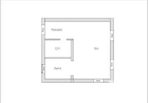 Дом 54м&sup2;, 16-этажный, участок 6 сот.  