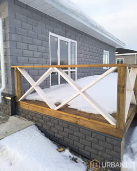 Дом 100м&sup2;, 1-этажный, участок 9 сот.  