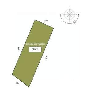 Дом 20м&sup2;, 1-этажный, участок 10 сот.  