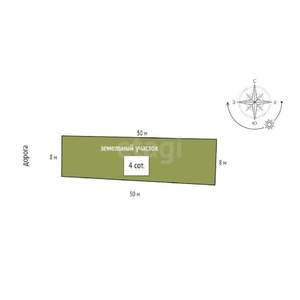 Дом 18м&sup2;, 1-этажный, участок 4 сот.  