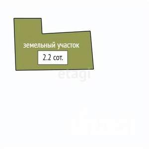 Дом 23м&sup2;, 1-этажный, участок 2 сот.  