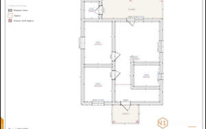 Дом 68м&sup2;, 2-этажный, участок 6 сот.  