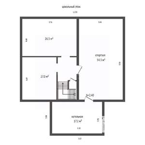 Дом 325м², 3-этажный, участок 6 сот.  