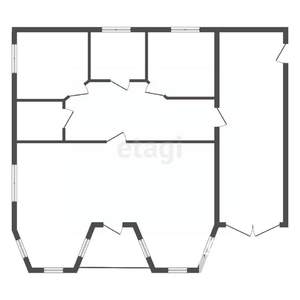 Дом 130м&sup2;, 1-этажный, участок 12 сот.  