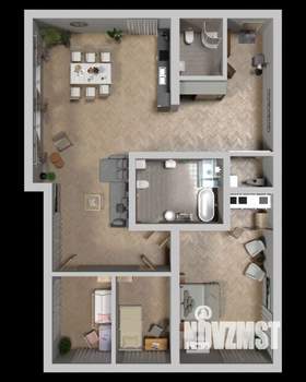 Дом 300м&sup2;, 1-этажный, участок 8 сот.  