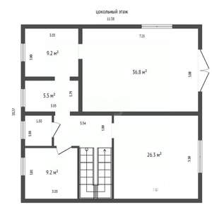Дом 360м², 4-этажный, участок 6 сот.  
