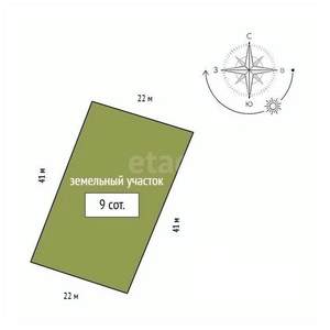 Дача 52м², 2-этажный, участок 9 сот.  