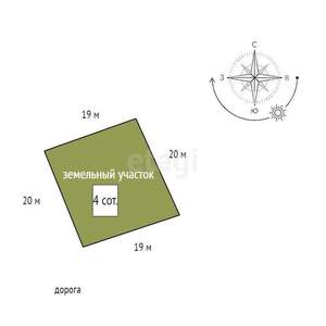 Дом 158м&sup2;, 2-этажный, участок 4 сот.  