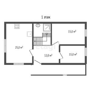 Дом 140м², 2-этажный, участок 12 сот.  