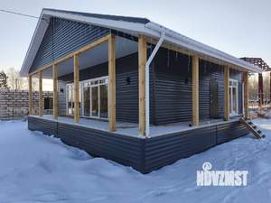 Дом 80м&sup2;, 1-этажный, участок 10 сот.  