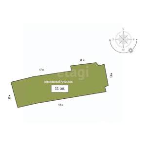 Дом 37м&sup2;, 1-этажный, участок 11 сот.  