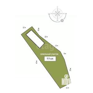 Дом 179м², 2-этажный, участок 10 сот.  