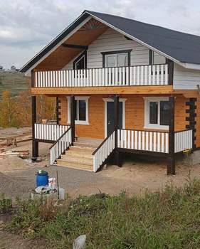 Дом 150м², 2-этажный, участок 10 сот.  