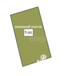 Дом 49м&sup2;, 2-этажный, участок 9 сот.  