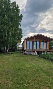 Дом 100м&sup2;, 1-этажный, участок 10 сот.  