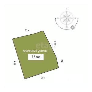 Дом 196м², 3-этажный, участок 7 сот.  