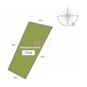 Дом 20м&sup2;, 1-этажный, участок 7 сот.  