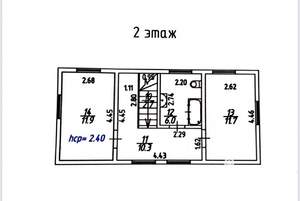 Дом 122м², 2-этажный, участок 13 сот.  