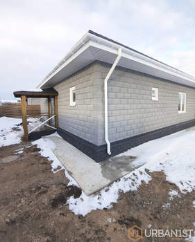 Дом 100м&sup2;, 1-этажный, участок 9 сот.  