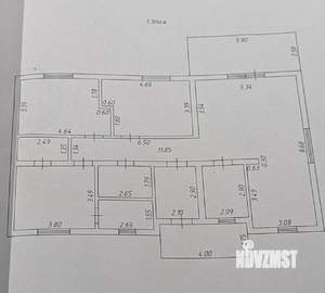 Дом 123м&sup2;, 1-этажный, участок 10 сот.  